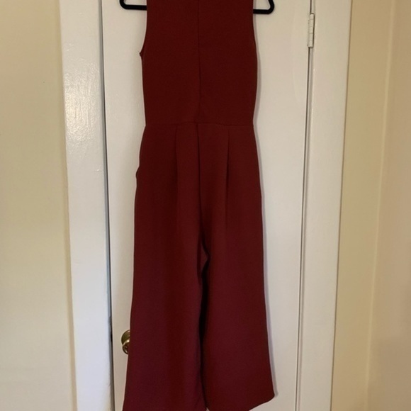 Romeo and Juliet Wide Leg Ankle Jumpsuit Medium - Picture 9 of 12